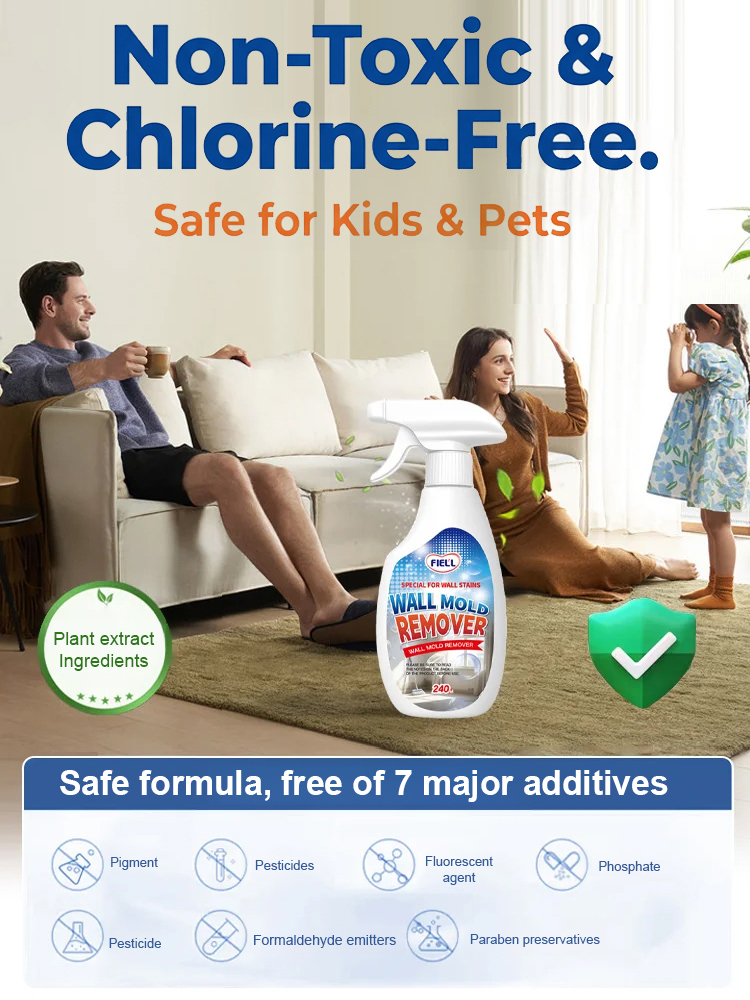 【3-Second Mold Killer】🛡️MoldGone™ - Erase 10-Year Mold in Seconds! Non-Toxic, Chlorine-Free, Baby-Safe!