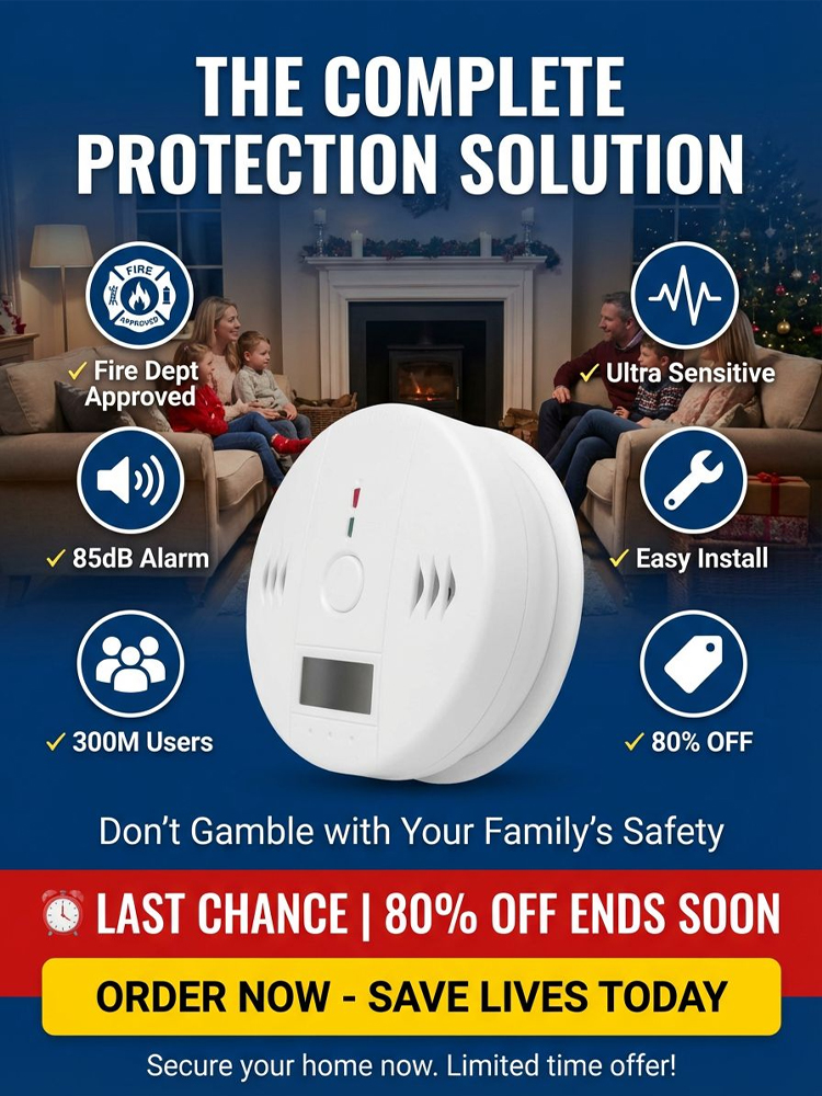 Fire Department Recommended Carbon Monoxide Alarm
