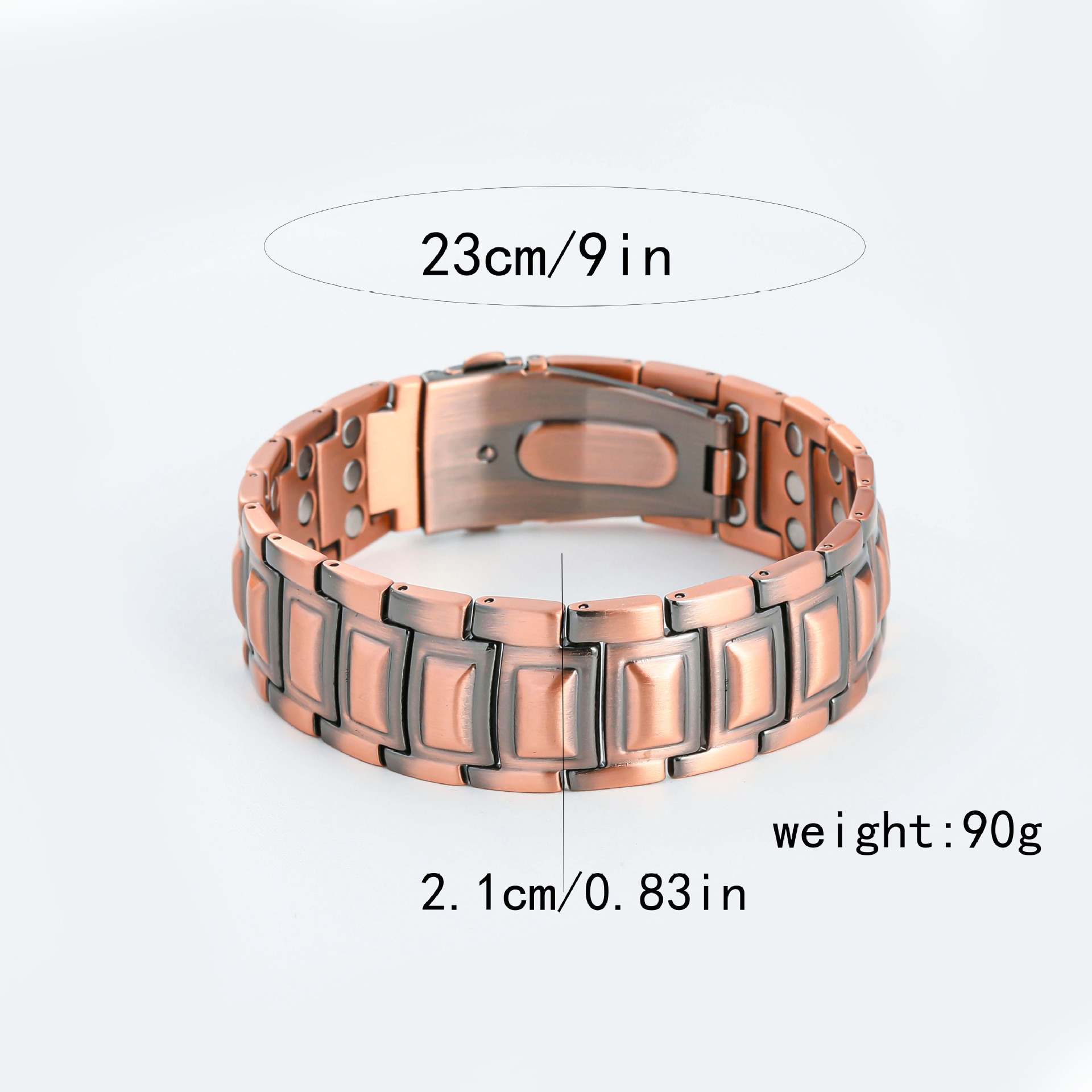 [Upgraded, Widened, Enhanced] Copper Magnetic Therapy Bracelet