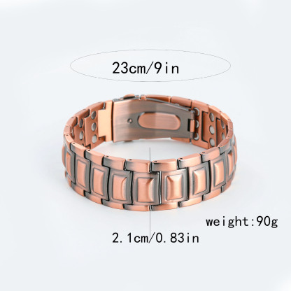 [Upgraded, Widened, Enhanced] Copper Magnetic Therapy Bracelet