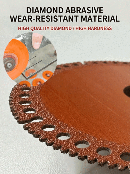 Composite multifunctional wafer cutting brazing slice.