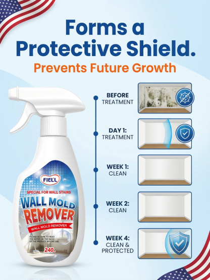 【3-Second Mold Killer】🛡️MoldGone™ - Erase 10-Year Mold in Seconds! Non-Toxic, Chlorine-Free, Baby-Safe!