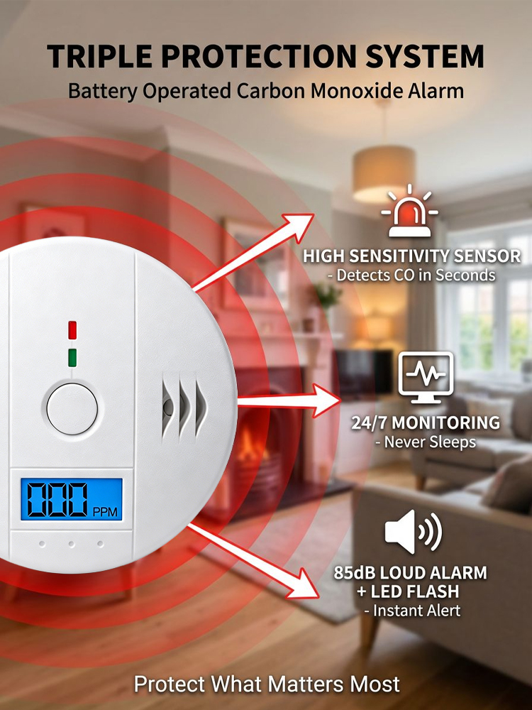 Fire Department Recommended Carbon Monoxide Alarm