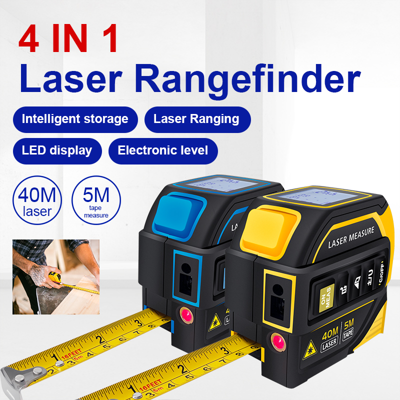 SUNHAIXIA® 🎉2025 New 4-in-1 Infrared Laser Tape Measurer (Imperial and Metric)