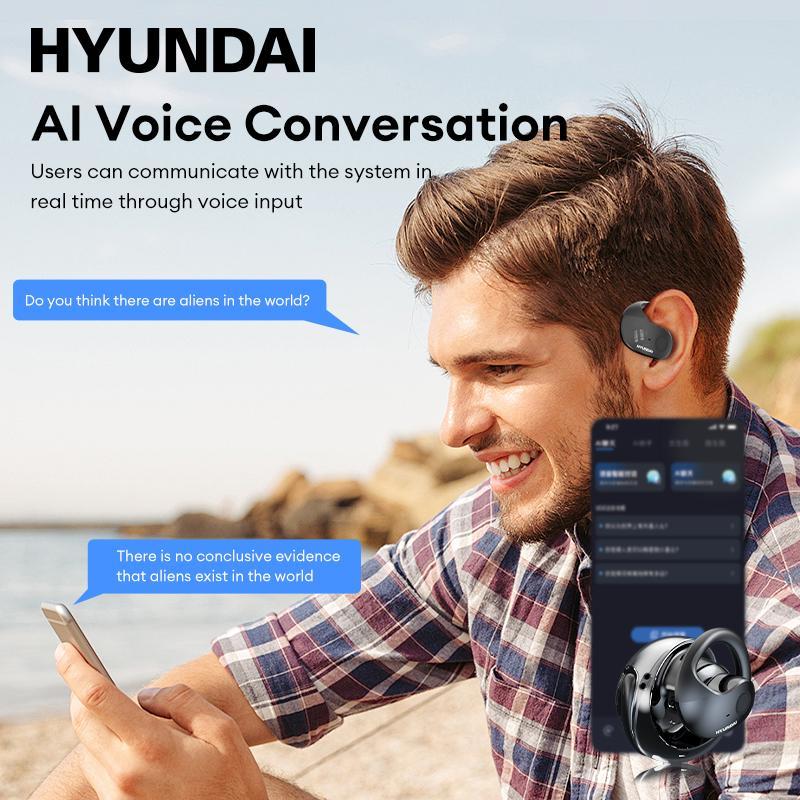 Wireless high-precision Bluetooth translation earphones, support simultaneous interpretation in 75 languages