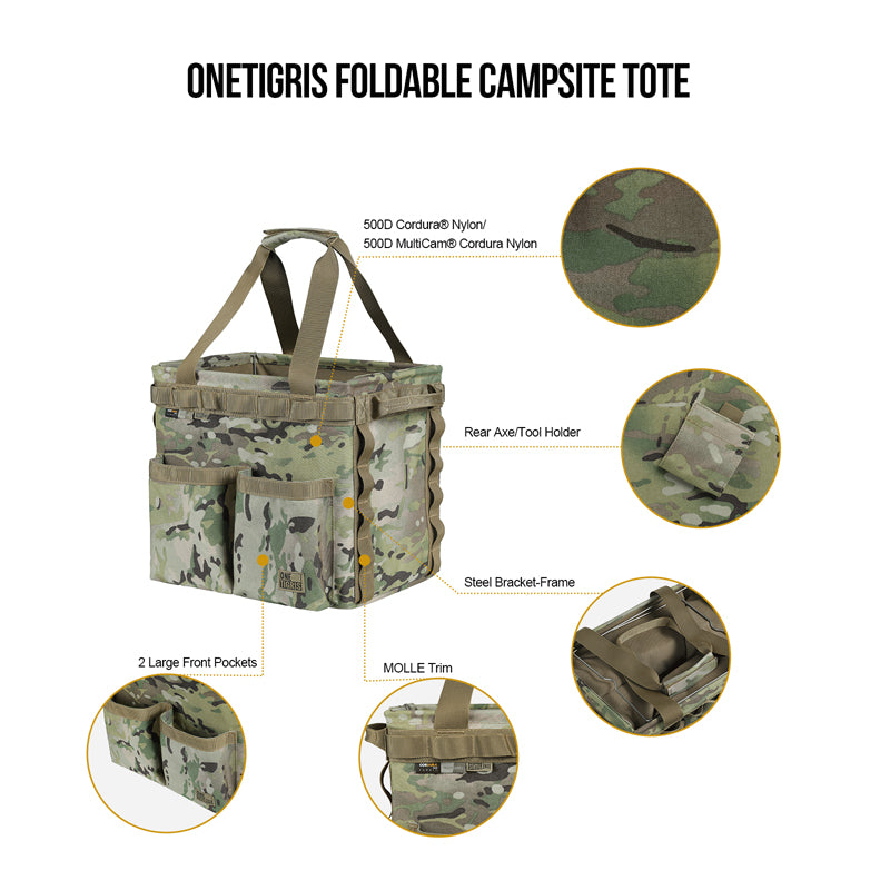 OneTigris Foldable Campsite Tote