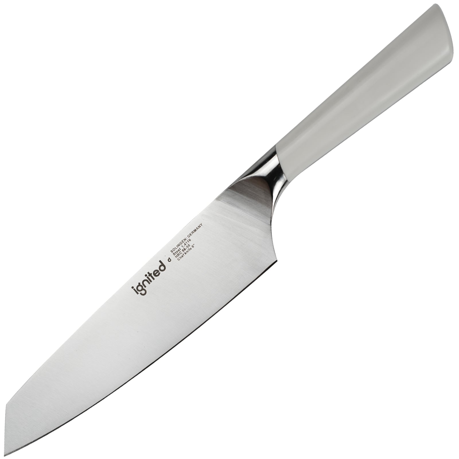 IGNITED CUTLERY Kiritsuke Chef Knife – Stylish Multi-Purpose Japanese Kitchen Knife for Beginners | Meat & Fruit Slicer