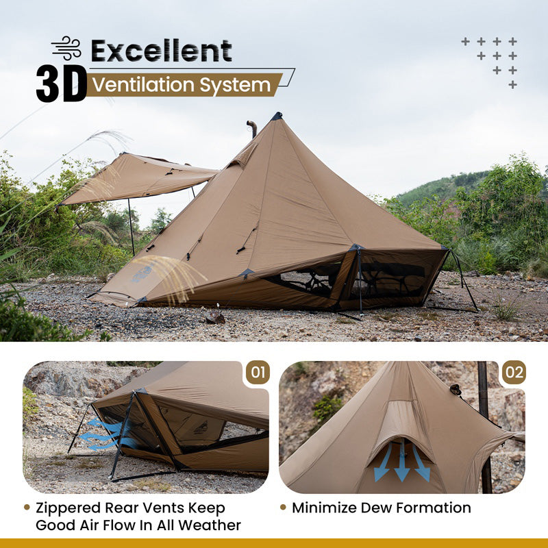 OneTigris GASTROPOD Camping Tent