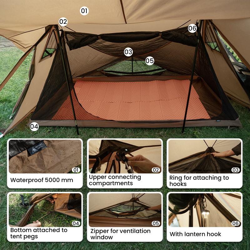 OneTigris PLATOON Tent Mesh Liner