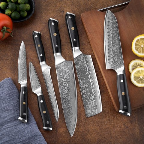 Shogun Damascus Knife Set Product Image 5