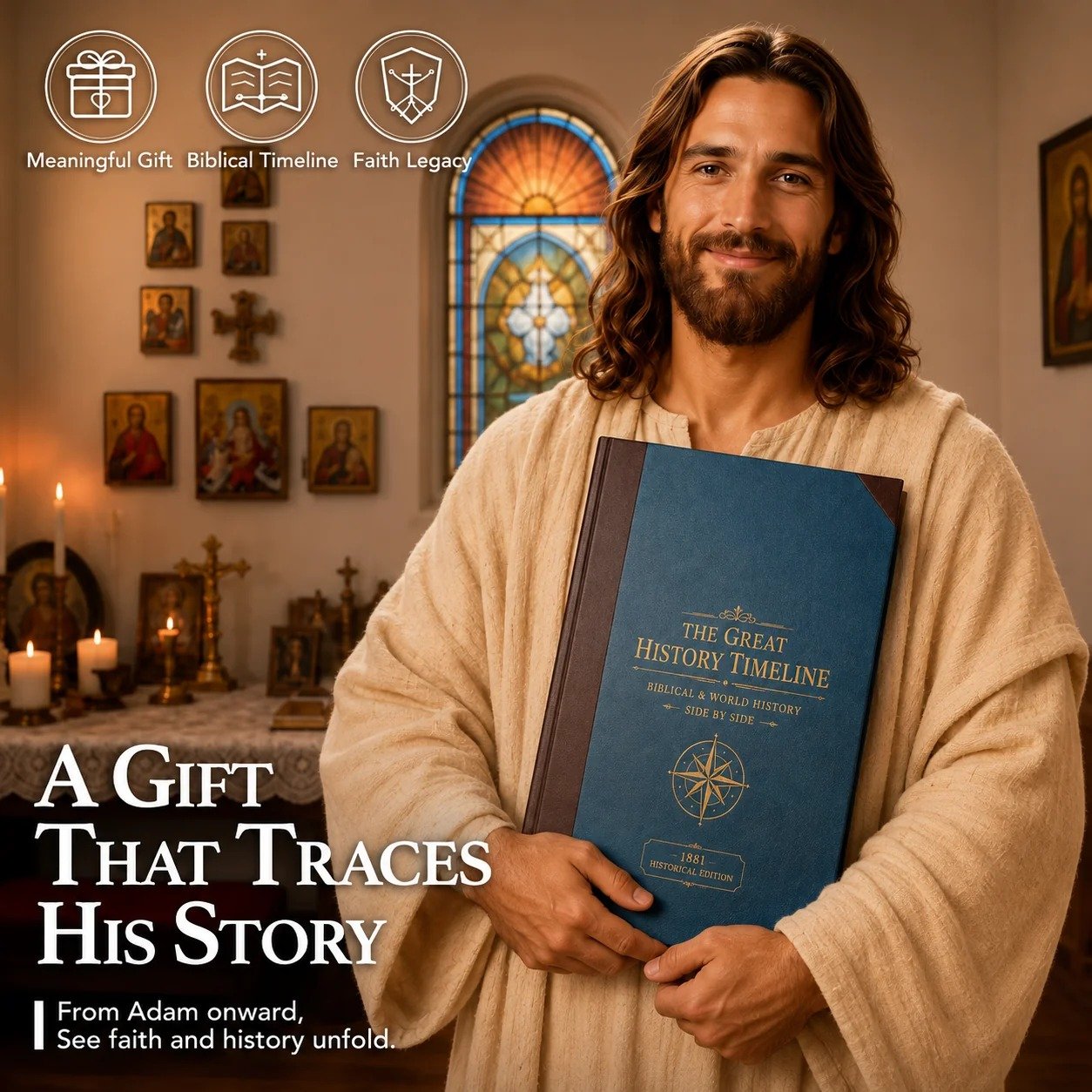 Biblical World History fold-out timeline