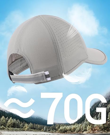 Lightweight flexible outdoor cap