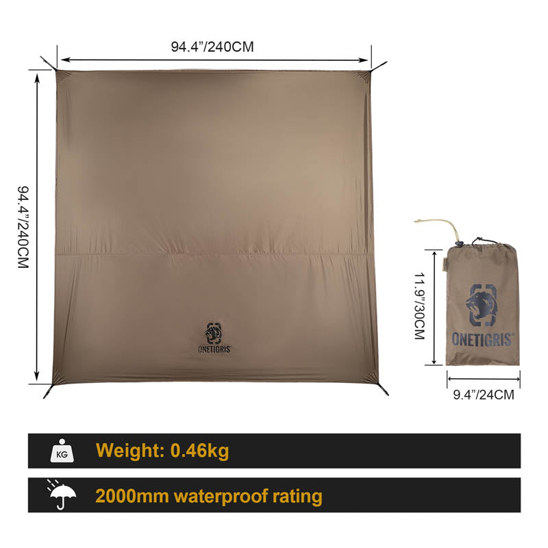 OneTigris SOLO HOMESTEAD Tent Footprint