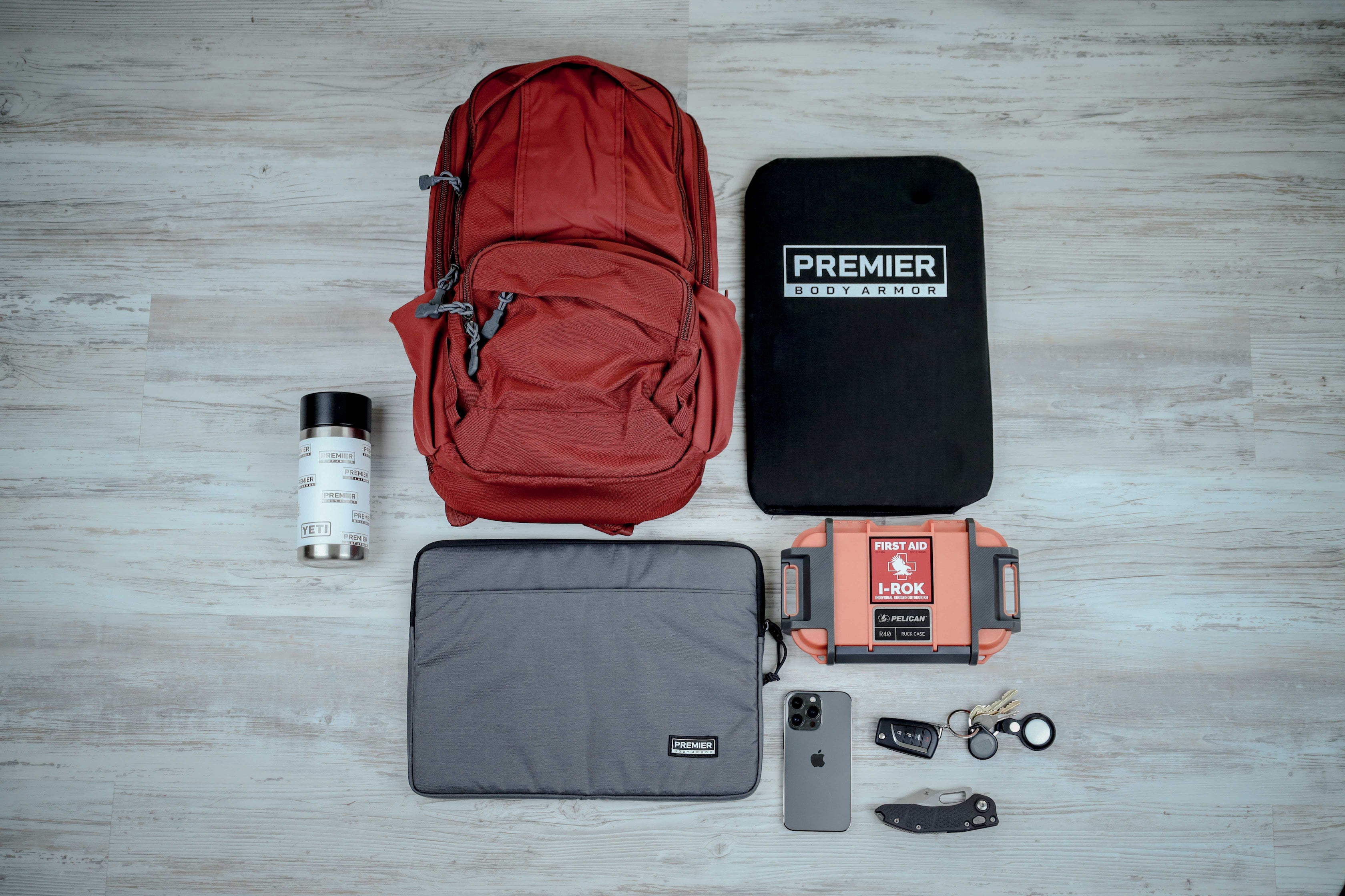 Image of Vertx Ready Pack 3.0 with ballistic panel. The ultimate backpack body armor system.