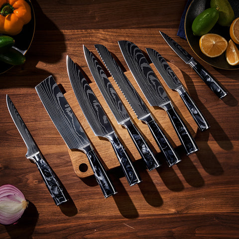 Onyx 8-Piece Kitchen Knife Set Product Image 1