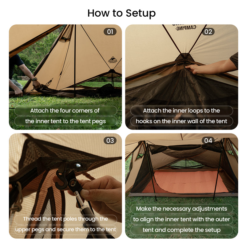 OneTigris PLATOON Tent Mesh Liner