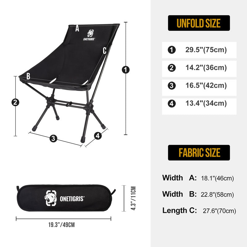 OneTigris Portable Camping Chair 03