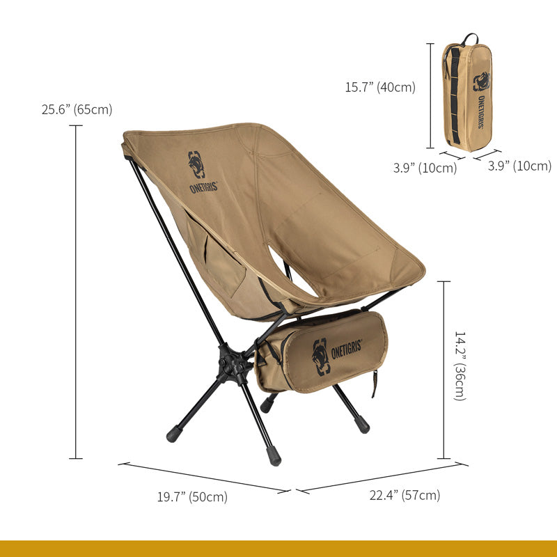 OneTigris foldable camping chair