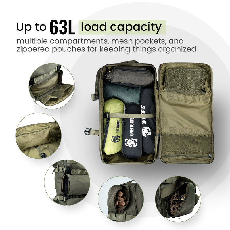 BIG BEAR 63L Bushcraft Pack