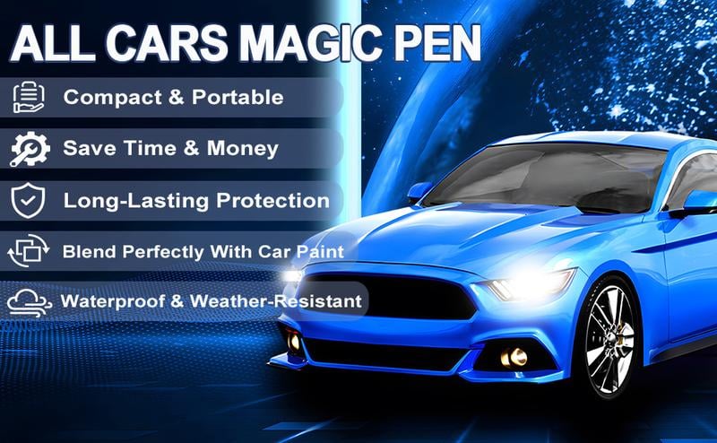 Car scratch paint touch up result