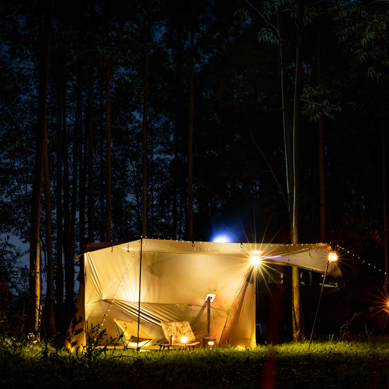 OneTigris Wood Burning Stove Compatible Waterproof Outdoor Tarp Canopy/Rain Fly Camping Cover