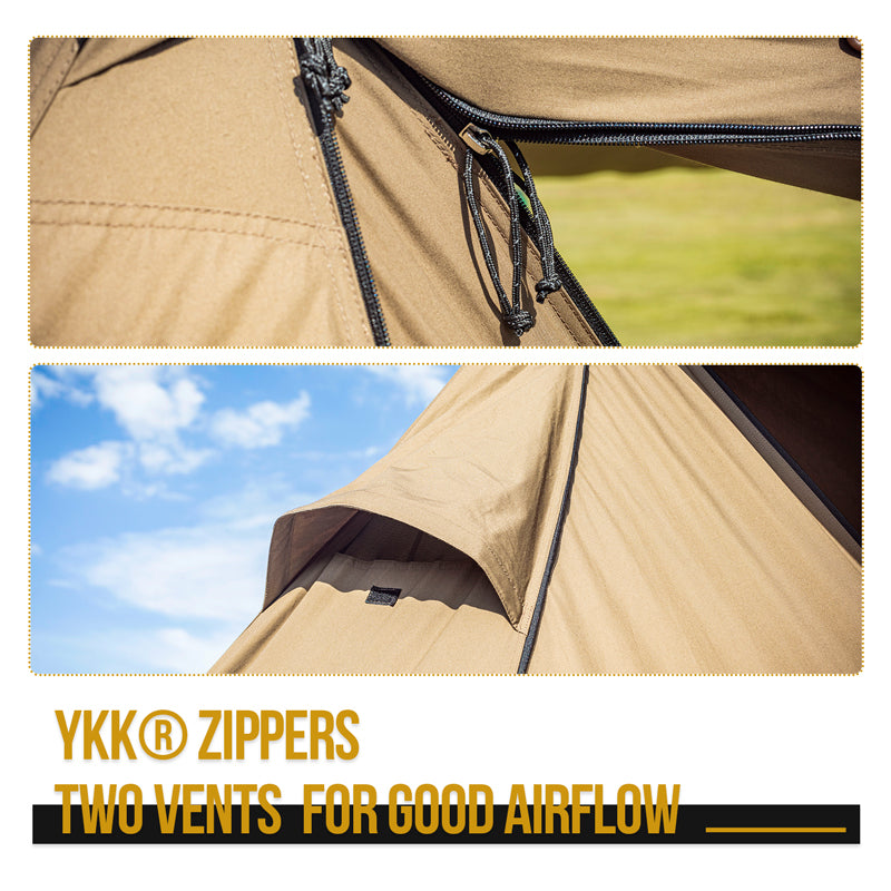 ROC SHIELD Bushcraft Tent(TC)