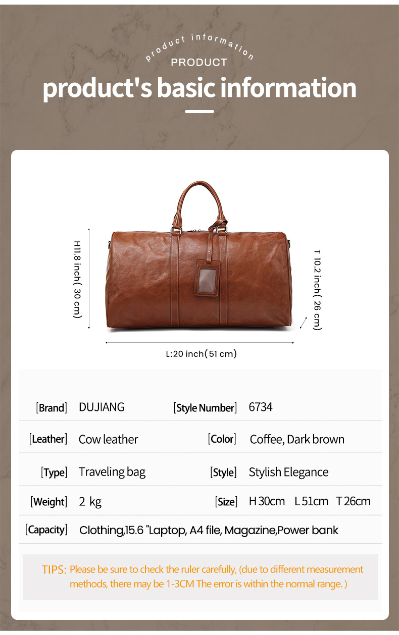 Cosimo Weekender :: Coffee, Dark brown