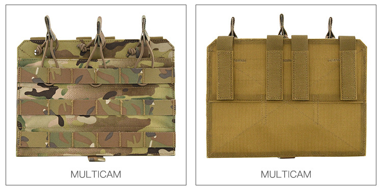 Helium Whisper® Triple 7.62 Magazine Pouch, Open Top