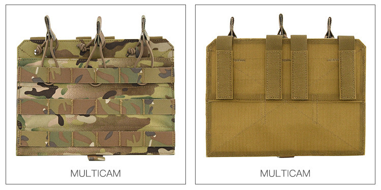 Helium Whisper® Triple 7.62 Magazine Pouch, Open Top