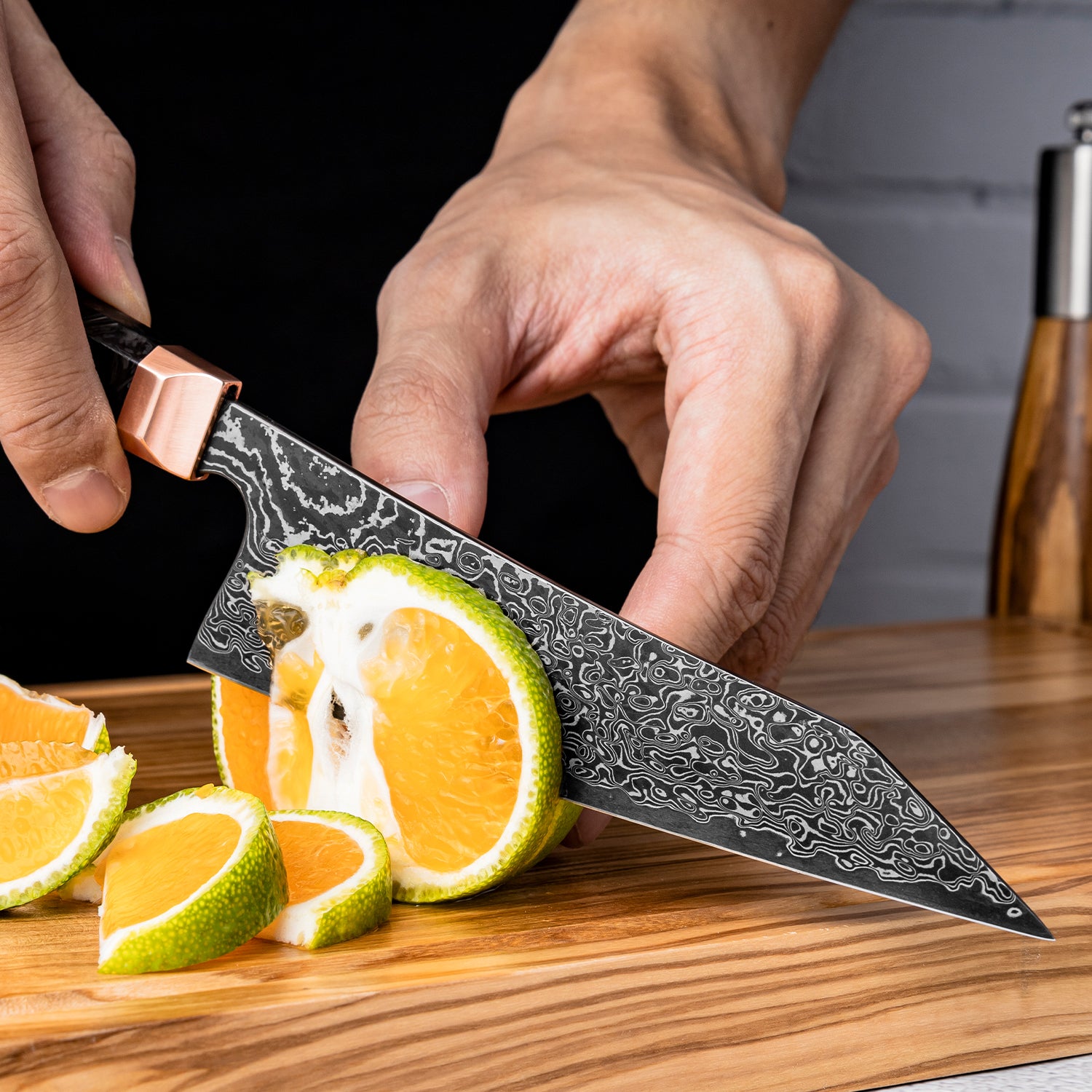 Damascus Steel - 5.5 Inch Bunka Knife