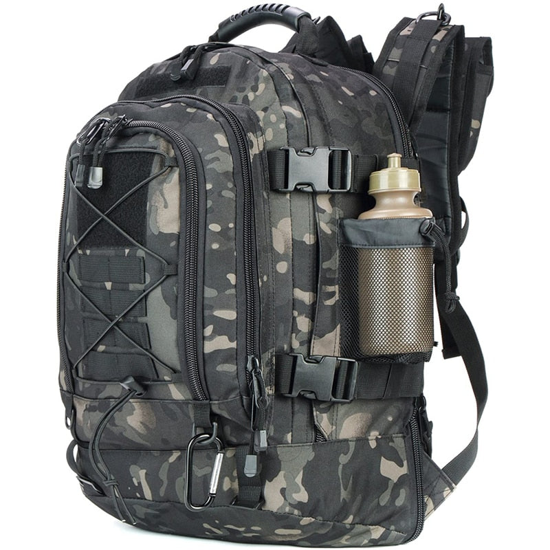 60L Military Tactical 3P Outdoor Travel Backpack black Rucksack Hiking outlets