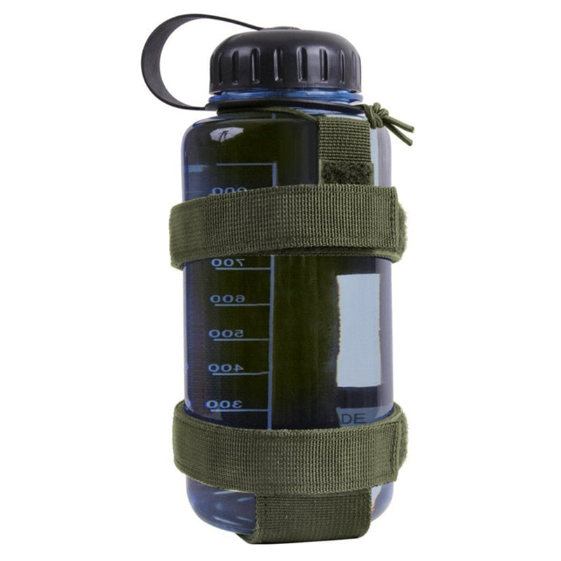 Ballistic Shield Defense Adjustable MOLLE Water Bottle Carrier