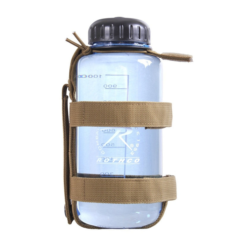 Ballistic Shield Defense Adjustable MOLLE Water Bottle Carrier
