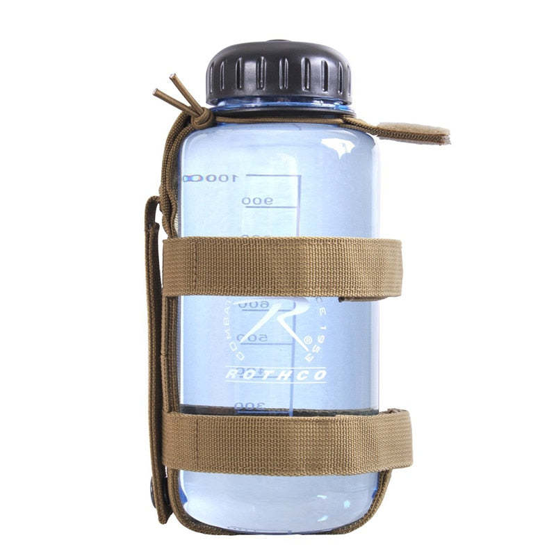 Ballistic Shield Defense Adjustable MOLLE Water Bottle Carrier