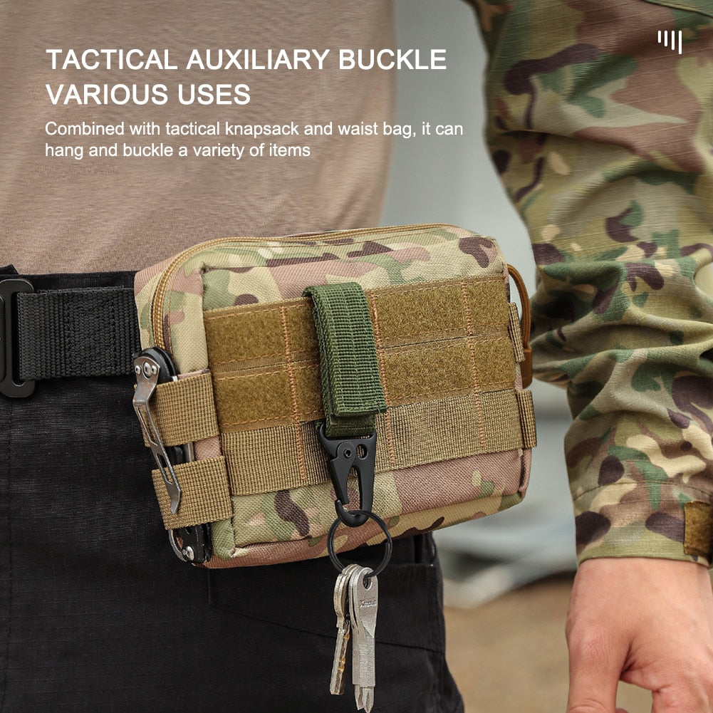 Ballistic Shield Defense MOLLE Webbing Key Holder Clip