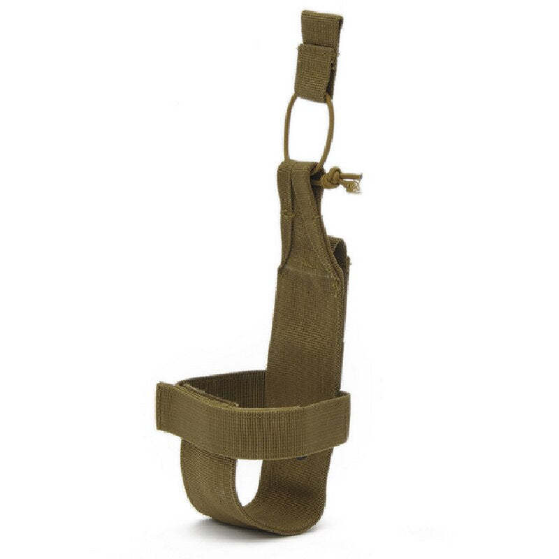 Ballistic Shield Defense Adjustable MOLLE Water Bottle Carrier