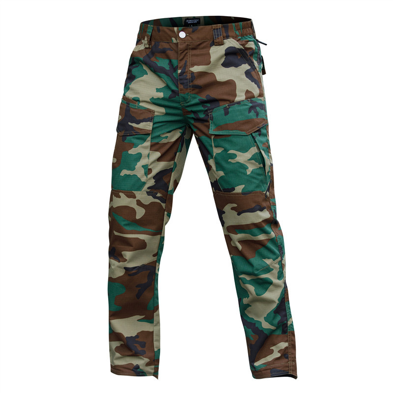 Tactical Camo Cargo Pants for Men – Waterproof, Multi-Pocket, Military Style