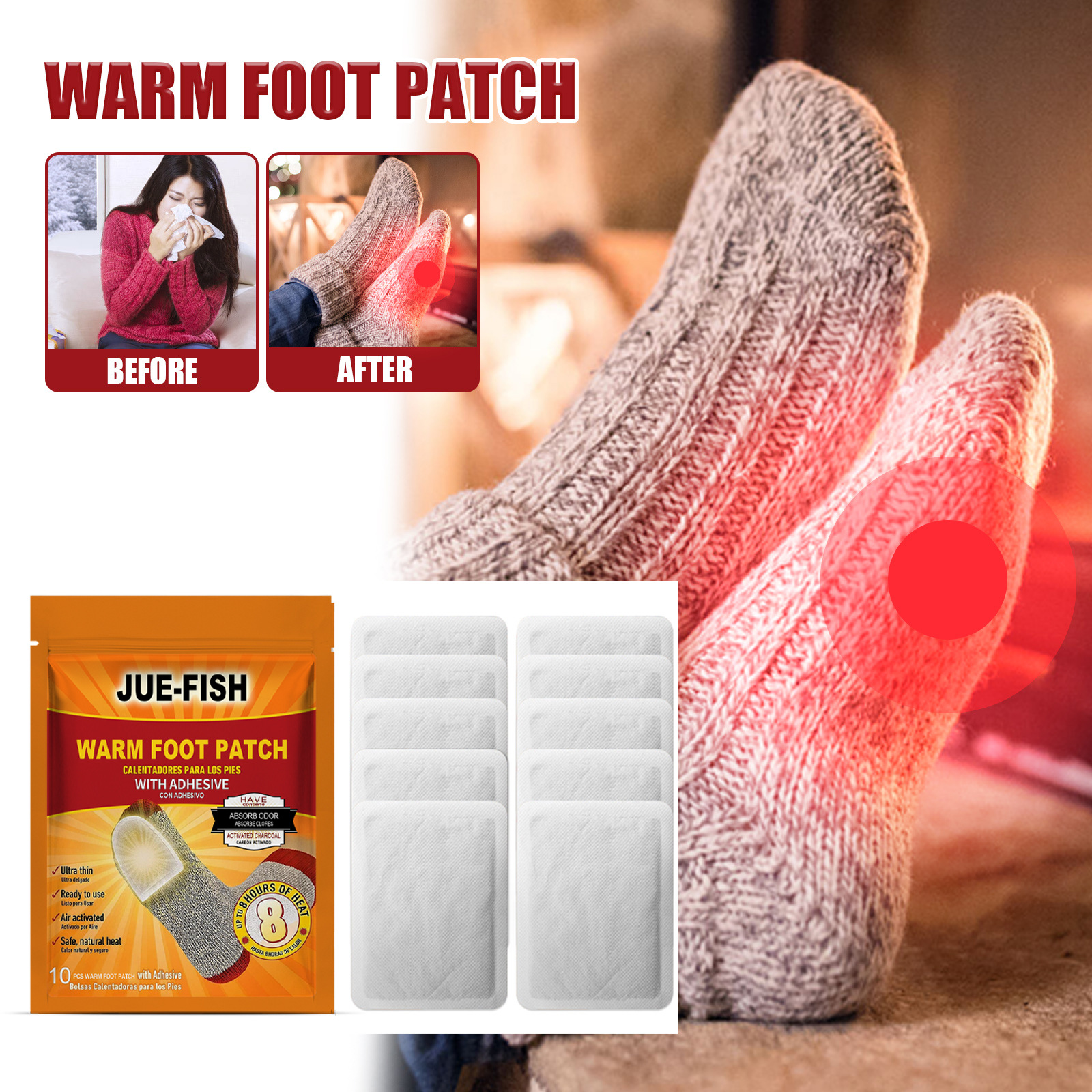 Toe Warmers (10pcs/bag)