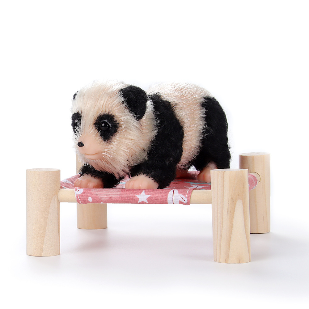 True Heart Treasures Reborn Animals: Realistic Mini Silicone Newborn Baby Panda Bear Cub