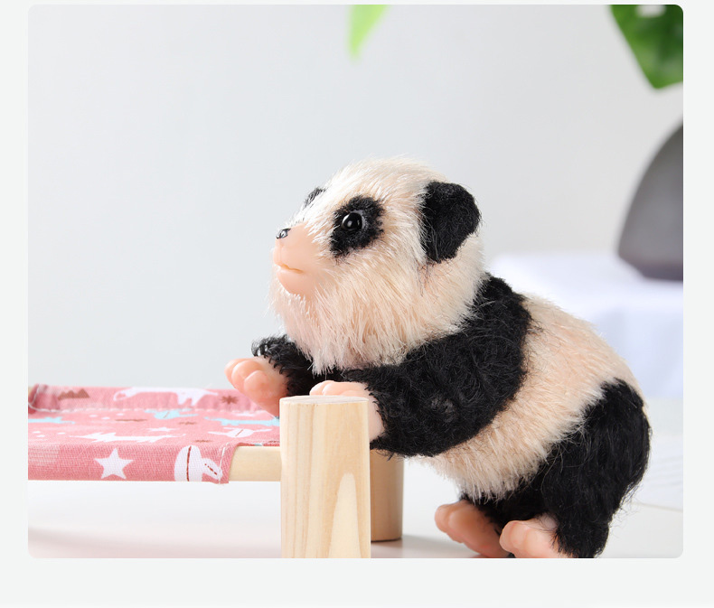 True Heart Treasures Reborn Animals Realistic Mini Silicone Newborn Baby Panda Bear Cub Ballistic Armor Co Pro
