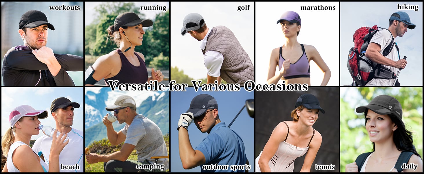 Breathable outdoor cap for hiking climbing and trekking