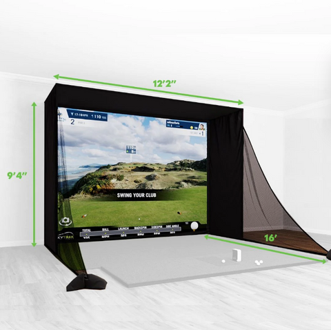 SIG12 Golf Simulator Studio - Complete Package-ROOM REQUIREMENTS