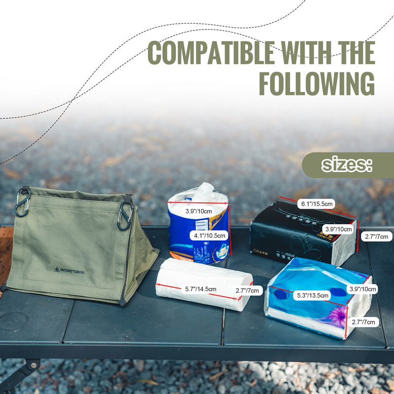 Size of Camping Tissue Box 02