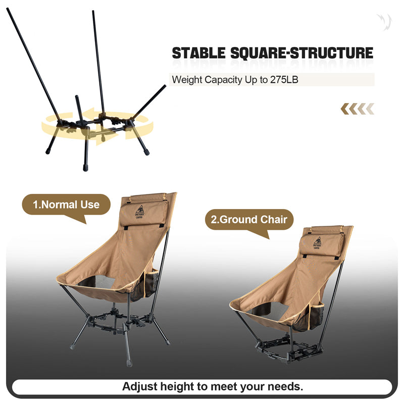 OneTigris Dargonhide Camping Chair 06