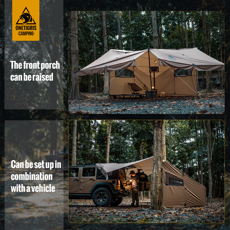 The product details of ONETIGRIS COZSHACK HOT TENT