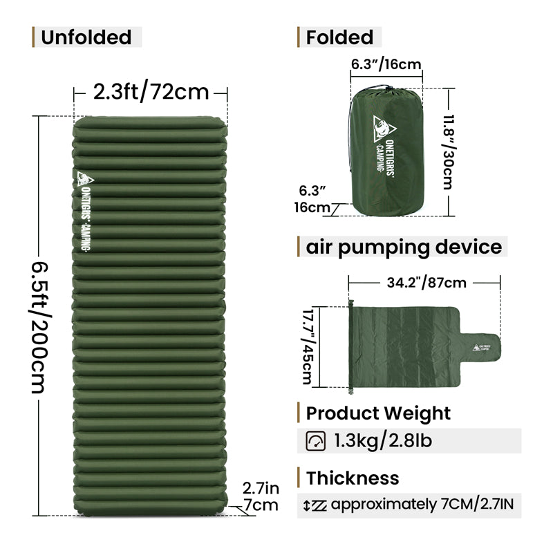 Size of JADE Sleeping Pad
