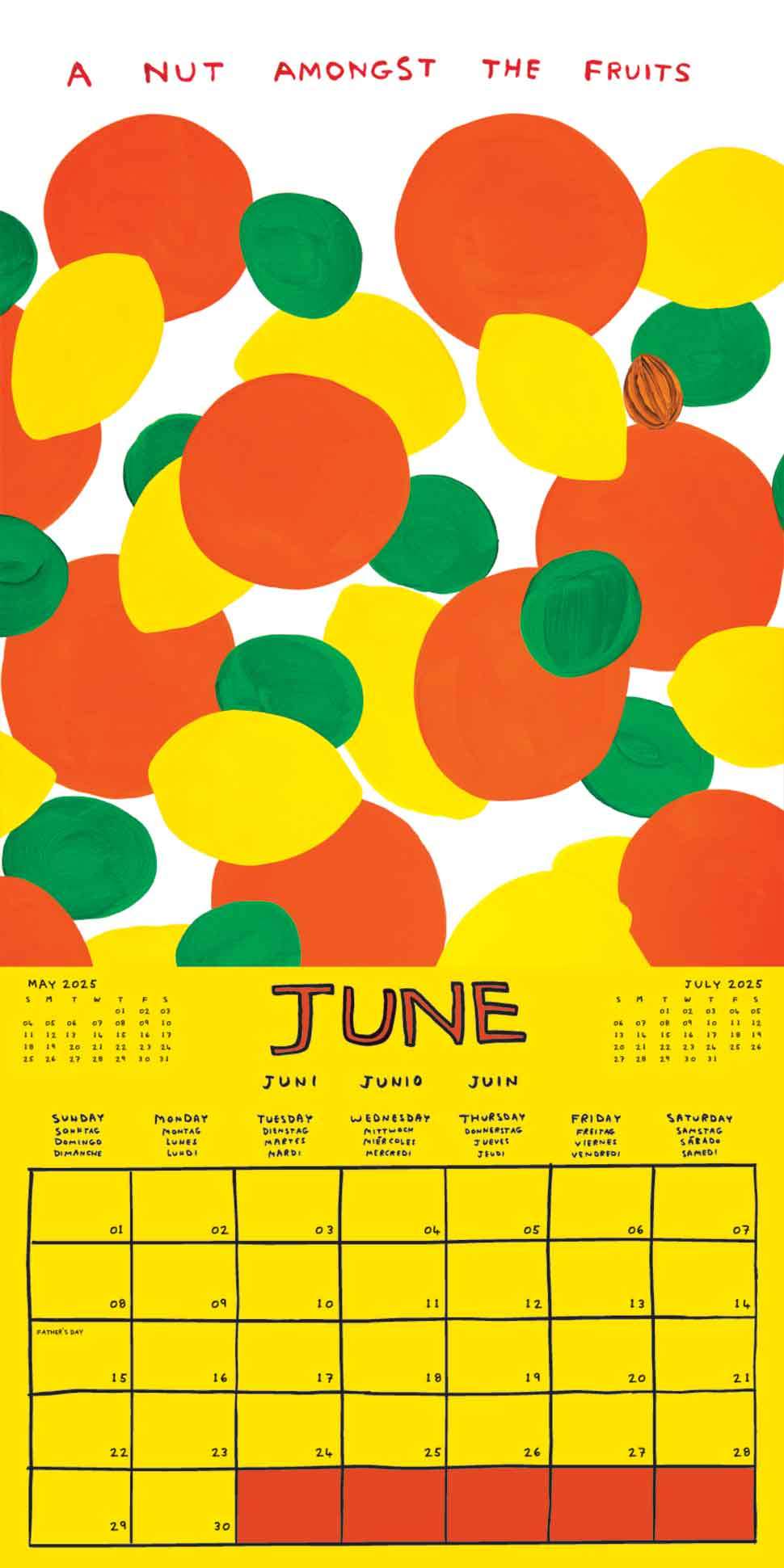 David Shrigley x Brainbox Candy - David Shrigley 2025 Calendar