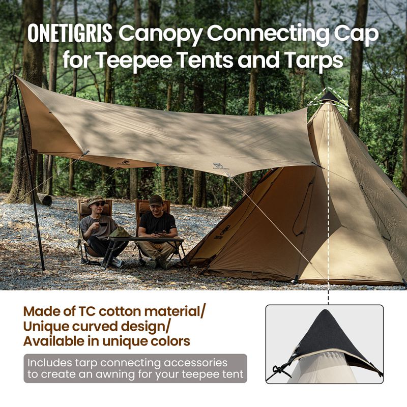 Display of Tarp Connection Cap
