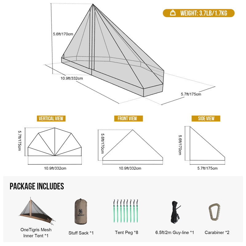 OneTigris Mesh Inner tent 04