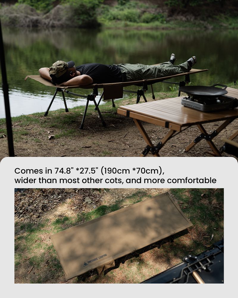 Display of Portable Camping Cot